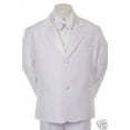 thumbnail image 1 of K15 NEW BOY WEDDING  COMMUNION BAPTISM FORMAL TUXEDO SUIT WHITE S M L XL 2T-20, 1 of 9