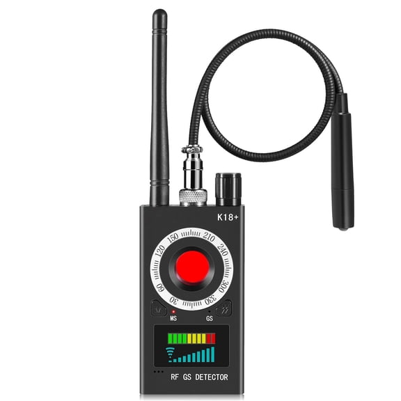 K18+ Hidden Camera Detector, Spy Camera Finder, Bug Detector, Magnetic Field Detector, Listening Device Detector Privacy Protection Tool for Home, Office, Hotel, and Travel Security