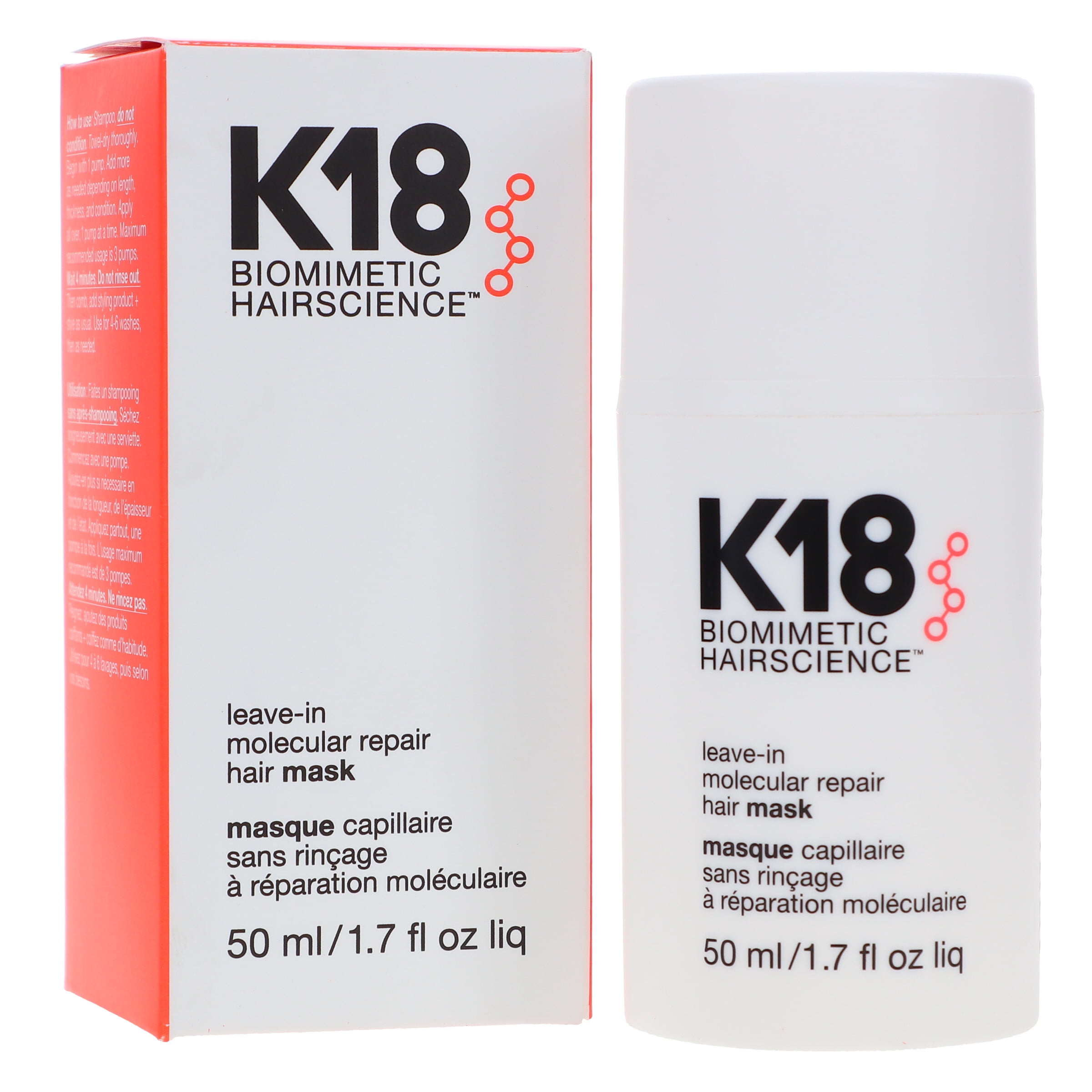 タイタック K18 （Made in U.S.A） K18 Leave-In Molecular Repair Hair Mask 1.7 oz - Good for