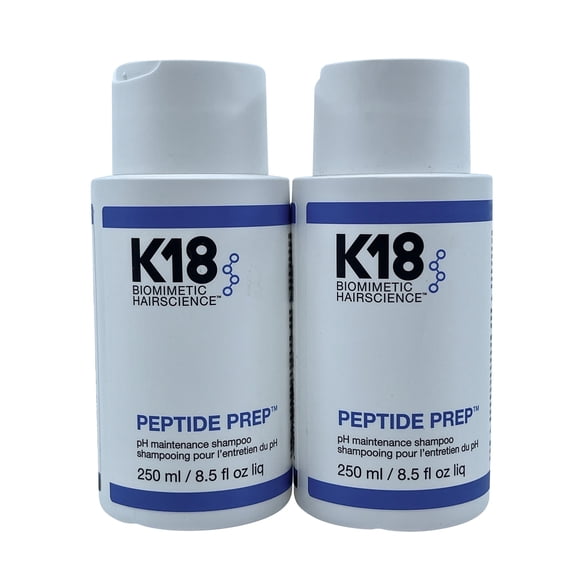 K18 Peptide Prep PH Maintenance Shampoo 8.5 oz Set of 2