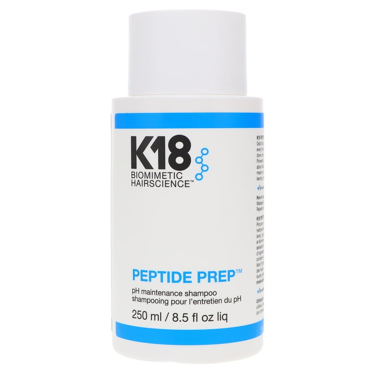 K18 Peptide Prep pH Maintenance Shampoo 8.5 oz, Smoothing, Repair