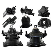 K1962 Fits 2004-2006 Acura TL 3.2L AUTO Engine Motor & Trans Mount Full Set 8pcs A4526HY, A4591, A65025, A4566, A4599, A65020, A4544, A65002
