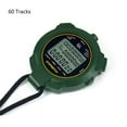 K1KA Professional Stopwatch Timer 3Row 10120 Lap /Split Memory Count