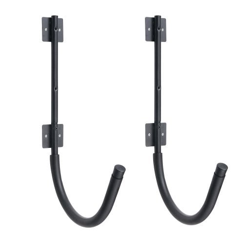 Black Powder-Coated Steel Heavy Duty Kayak Storage Hooks