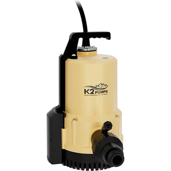 K2 B3191239 0.25 HP 115V 30 GPM Automatic Utility Pump