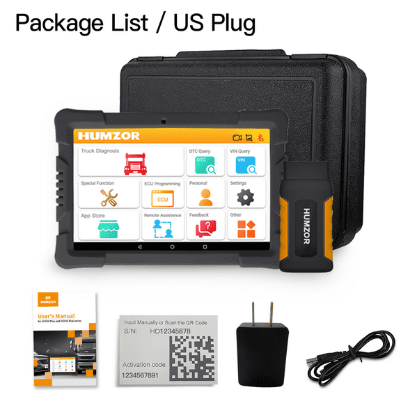 K2 Diesel Heavy Duty Truck Diagnostic Tool Full System OBD2 Automotriz Scanner