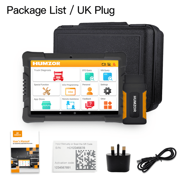 K2 Diesel Heavy Duty Truck Diagnostic Tool Full System OBD2 Automotriz Scanner