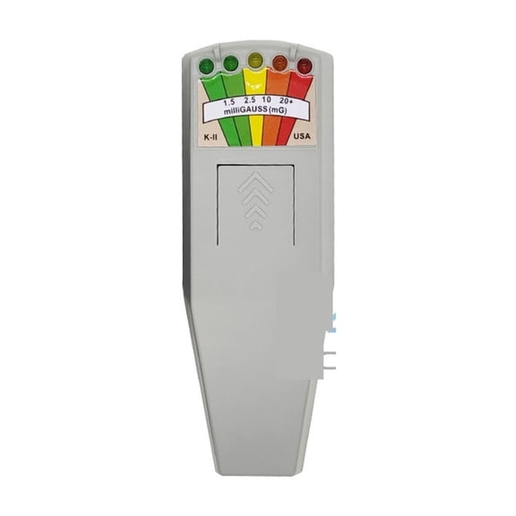 K2 Electromagnetic Field EMF Gauss Meter Radiation Detector Portable EMF Magnetic Field Monitor 5 LED Gauss Meter ,Precise Measurement