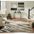 thumbnail image 1 of K2 Floor Style - AURORA Powe Loom Steel Strie Rug, 1 of 4