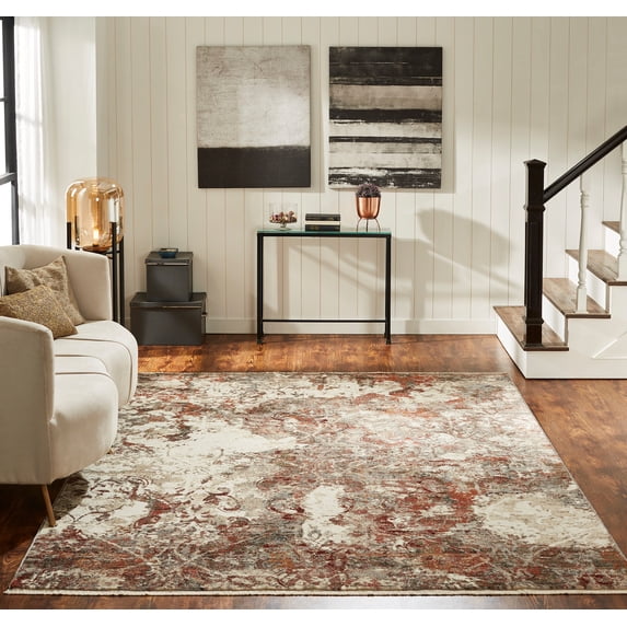 K2 Floor Style - AURORA Powe Loom Zinc and Spice Rug