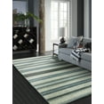 thumbnail image 1 of K2 Floor Style Andes Canyon Turquoise Hand Made Cotton Chenille Area Rug, 1 of 5