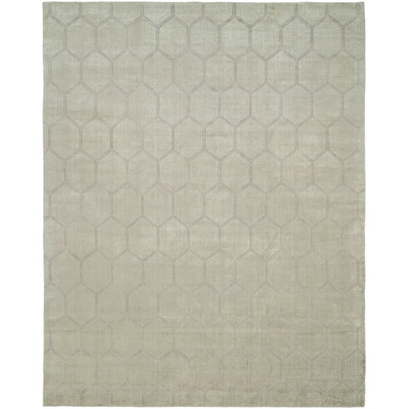 K2 Floor Style Avalon Pearl Hand Made Wool & Silkette? Area Rug