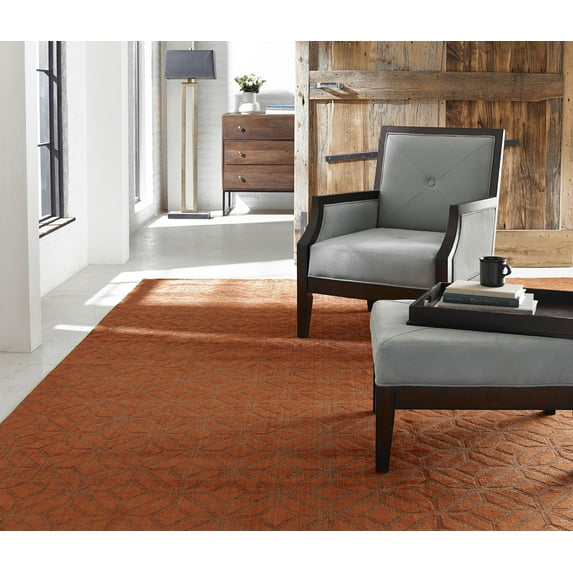 K2 Floor Style Avalon Spice Hand Made Wool & Silkette™ Area Rug