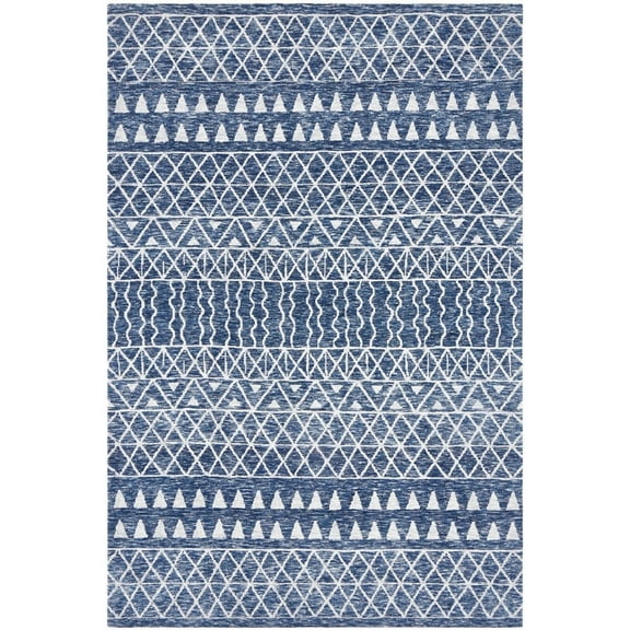 Kalaty Citadel Area Rug CD-874 Contemporary Design with Rectangle Blue, 8'6" x 11'6"