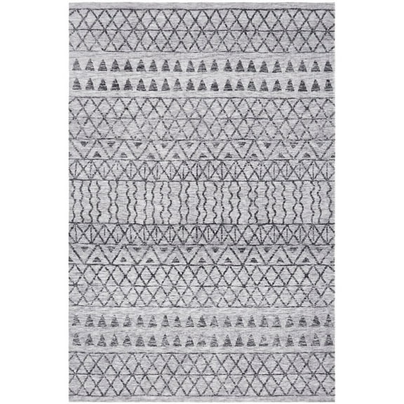 Kalaty Citadel Area Rug CD-873 Contemporary Design with Rectangle Grey, 7'6" x 9'6"