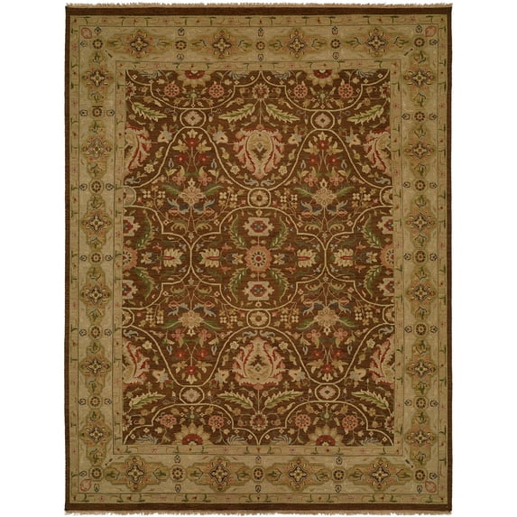 K2 Floor Style Carol Bolton Fall Sienna / Soumak Weave Hand Made Wool Area Rug