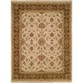 thumbnail image 1 of K2 Floor Style Caspian Ivory/Brown Hand Made Wool Area Rug, 1 of 2