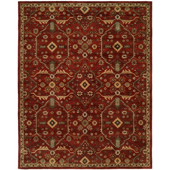K2 Floor Style Empire Russet Hand-Tufted Wool Area Rug