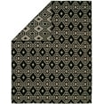 thumbnail image 1 of K2 Floor Style Endura Black - Lilac Hand Made Wool Area Rug, 1 of 3