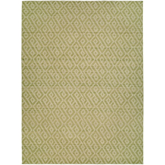 K2 Floor Style Endura Thyme / Linen Hand Made Wool Area Rug