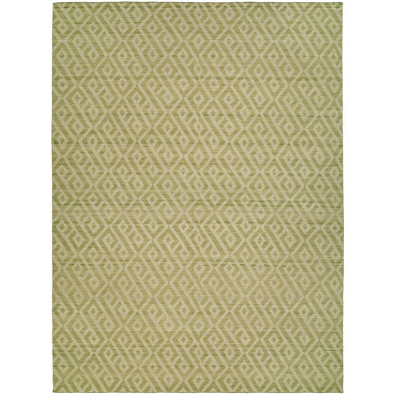 K2 Floor Style Endura Thyme / Linen Hand Made Wool Area Rug