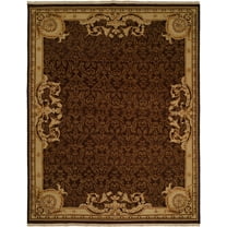 K2 Floor Style Florence Brown Hand Made Wool Area Rug