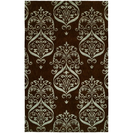 K2 Floor Style Gramercy Chocolate Hand Made Wool & Silkette™ Area Rug