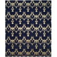 thumbnail image 1 of K2 Floor Style Gramercy Midnight Blue Hand Made Wool & Silkette™ Area Rug, 1 of 2