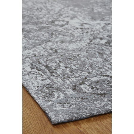 K2 Floor Style Jardin Vintage Zinc Hand Made Cotton Chenille Area Rug