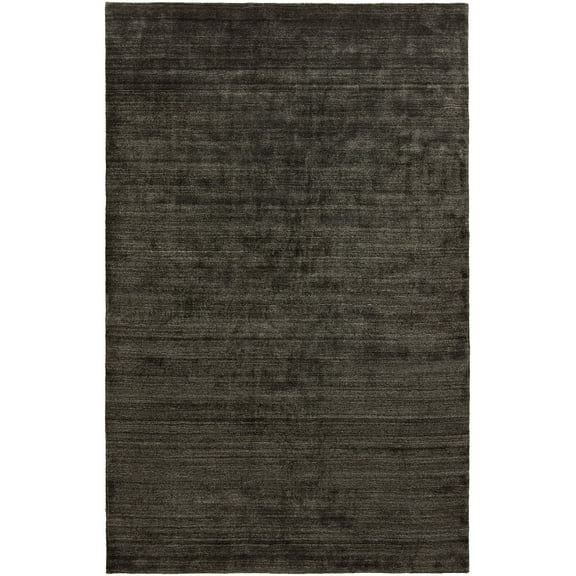 K2 Floor Style Meridian Charcoal Hand Made Wool & Silkette™ Area Rug