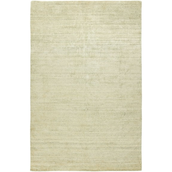 K2 Floor Style Meridian Cream Hand Made Wool & Silkette™ Area Rug