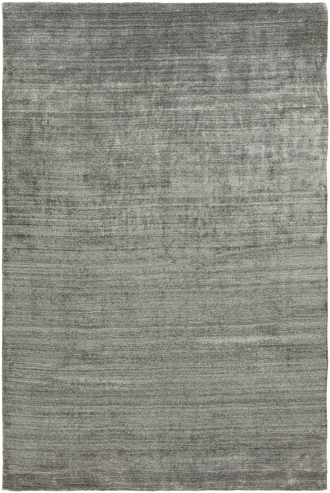 Gray Handwoven Wool Rectangular Area Rug 8' x 11'