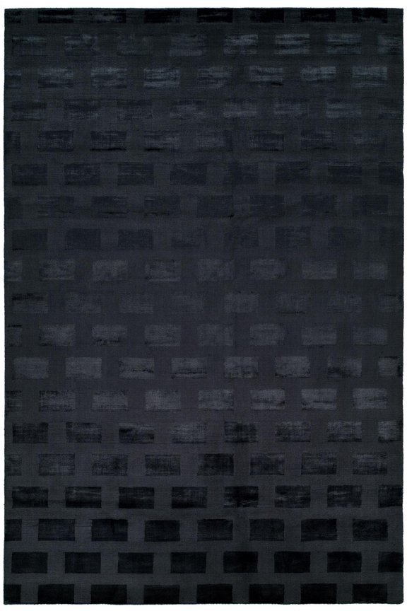 Nova Navy Hand Made Wool & Silkette™ Area Rug