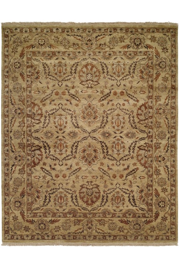 Pasha Antique Gold Hand Made Wool Area Rug