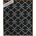 thumbnail image 1 of K2 Floor Style Portfolio Black Hand Made Wool & Silkette? Area Rug, 1 of 2