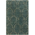 thumbnail image 1 of K2 Floor Style Seville Damask Blue Hand-Tufted Wool & Silkette™ Area Rug, 1 of 2