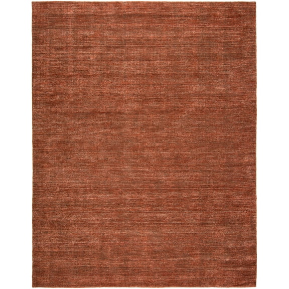 K2 Floor Style Terracotta Allspice Hand Made Wool & Silkette? Area Rug