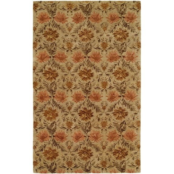 K2 Floor Style Terracottazzo Sand Hand-Tufted Wool Area Rug