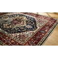 thumbnail image 1 of K2 Floor Style Umbria Black/Burgundy Hand Made Wool Area Rug, 1 of 5