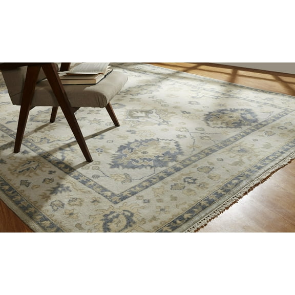 K2 Floor Style Umbria Grey Hand Made Wool Area Rug
