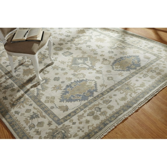 K2 Floor Style Umbria Ivory Hand Made Wool Area Rug