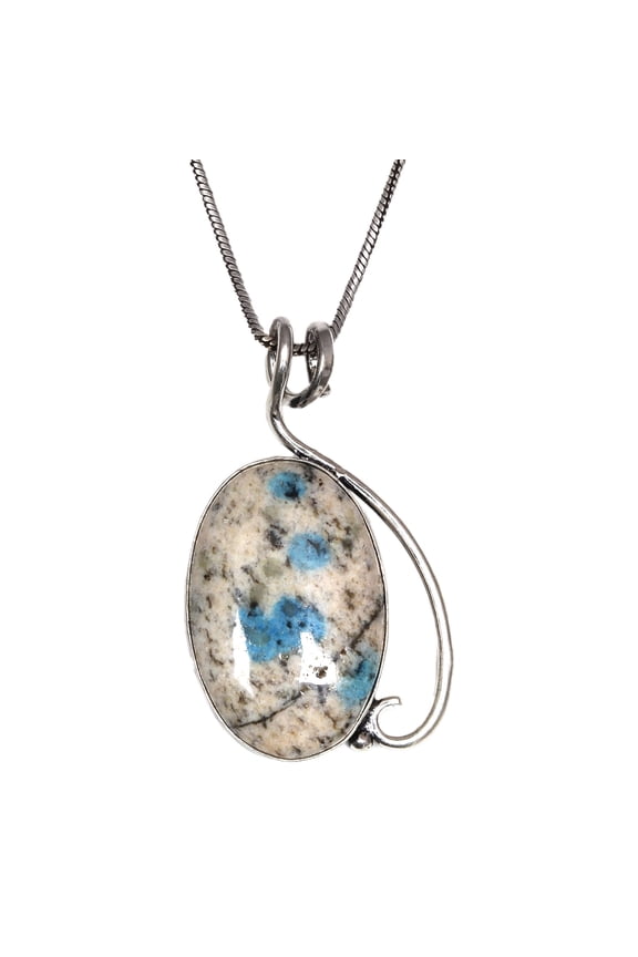 K2 Jasper Gemstone Handmade Dainty Jewelry Silver Jewelry Pendant 2