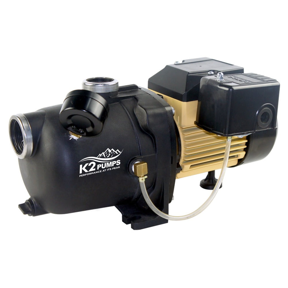 K2 Pumps Shallow Well Jet Pump 3/4 Hp Lead Free Thermoplastic 115/230V