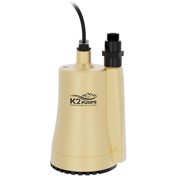 K2 Pumps Submersible Utility Pump 1/6 Hp Thermoplastic