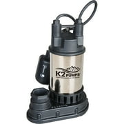 K2 Pumps Sump Pump 1/2 Hp Stainless Steel With Direct In Tethered Switch