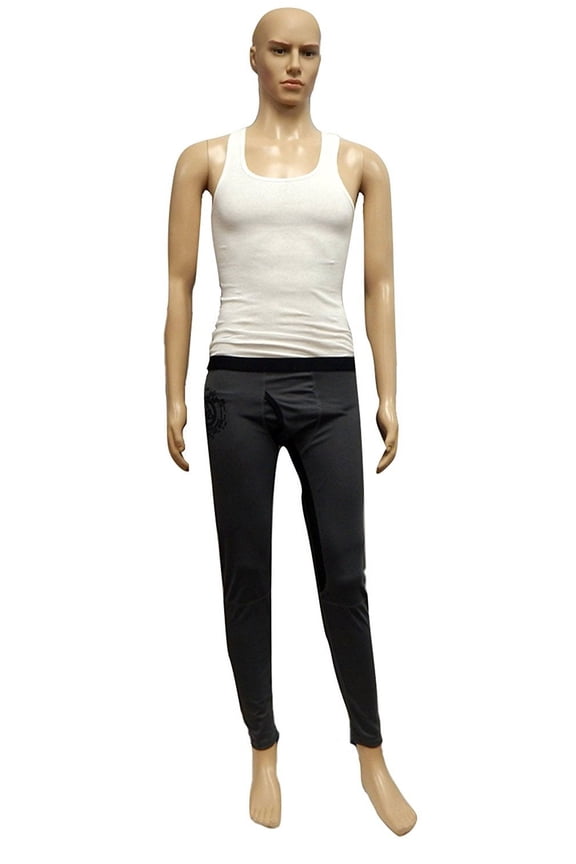 K2 Sports Adult Men Thermal Base Layer Pants Performance Protective Layer for Cool to Extreme Cold, Thermal Pant(Size Large, Charcoal Mesh)