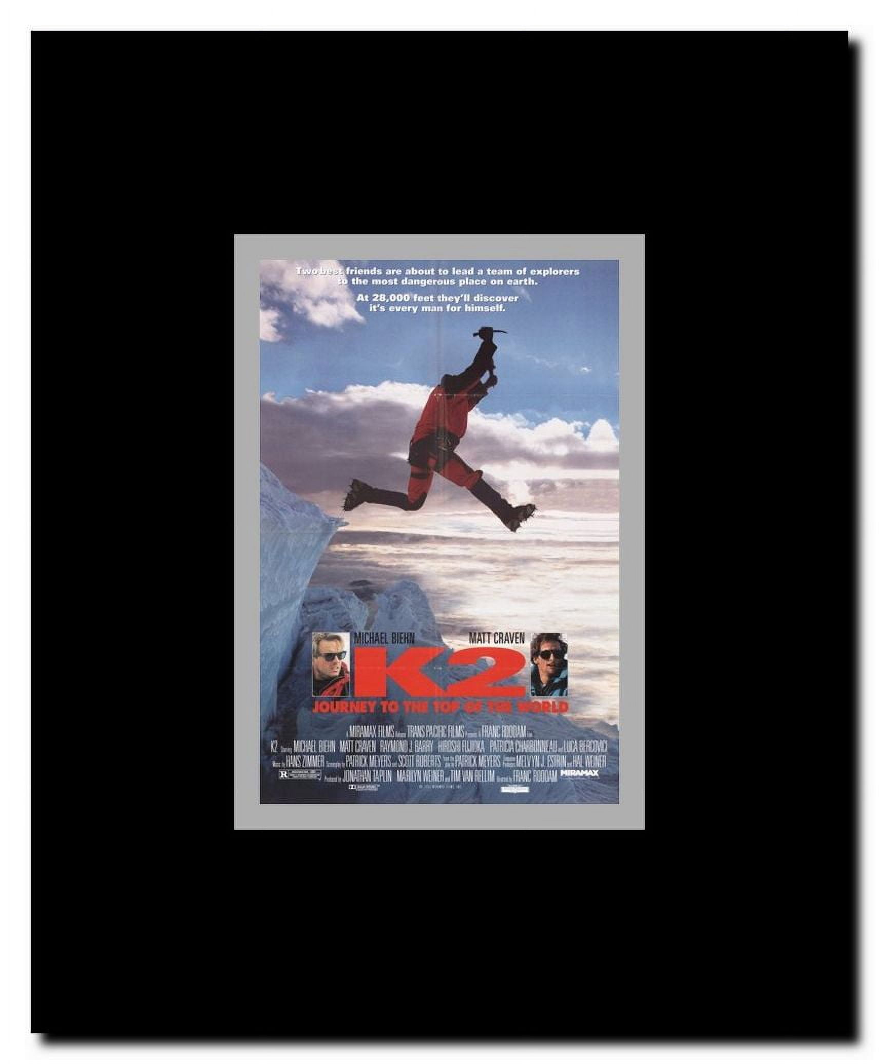 K2: The Ultimate High Framed Movie Poster