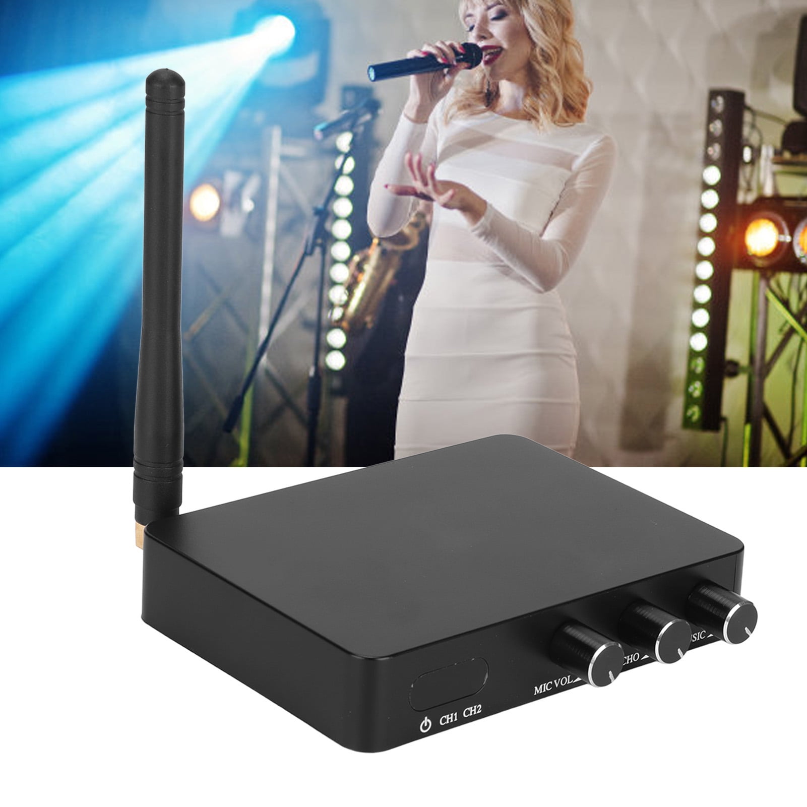 K2 Wireless Microphone System, Professional VHF Cordless Dynamic Mic