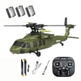 thumbnail image 1 of K200 UH-60 BlackHawkk RC Helicopter with Optical Flow Positioning, 2.4G 6CH Brushless Motor Aerobatic RC Helicopter with One-Key Inverted Flight & 3-Speed Stunts - RTF, 1 of 5