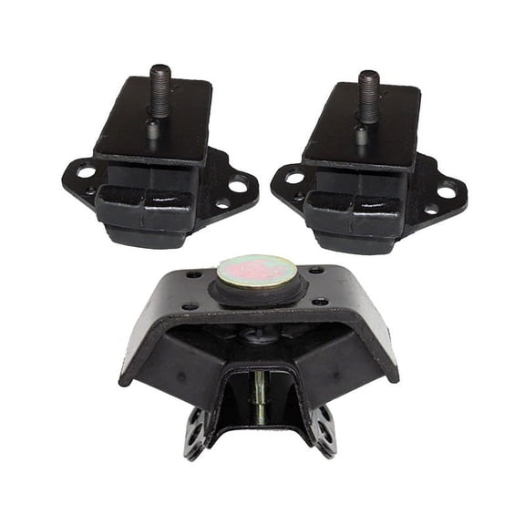 K2013 Fits 1994-1998 Toyota T100 2.7L Front L & R Motor Mount Trans Mount Set 3pc : EM8164, EM6184, EM2410
